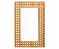 Paris prix - miroir de salle de bain 'bambou' 70cm naturel - Miroir