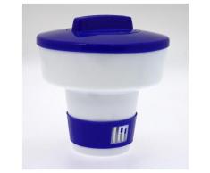 Diffuseur de chlore flottant - H 17.5 x D 17 - Accessoire de piscine - Objet à poser