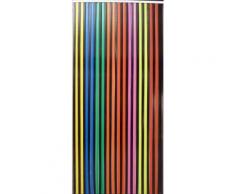 Rideau à lanière de 24 mm noir et multicolore - Fenêtres et volets