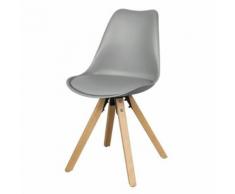 SoBuy® FST59-HG Chaise de Salle à Manger Chaise de Cuisine Chaise de Visiteur avec Assise rembourrée - Chaise