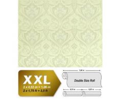 Papier Peint Intissé A.S. Creation Baroque Blanc, Motif Damas, 10,05m X 0,53m - Neuf