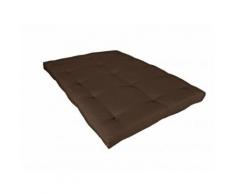 Matelas Futon Coton chocolat 140x190 Doux Sommeil - Futons