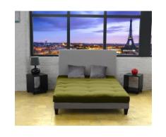 Matelas Futon Coton pistache 140x190 Doux Sommeil - Futons