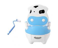 Porte-brosses à dents sous forme de vache en bleu - Accessoires salles de bain et WC