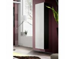 Paris prix - vitrine murale design 'fly i' 170cm blanc & noir - Vaisseliers