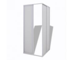 Cabine de douche en aluminium 80 x 80 cm - Installations salles de bain