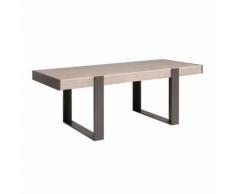 Table de repas Bois grisé - BARKER - Tables salle à manger