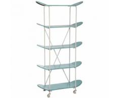 Étagère planche à roulettes - ALOAH - L 90 x l 33x H 160 - Étagère