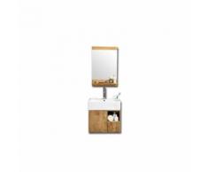 Meuble de salle de bain : vasque, meuble sous-vasque et miroir EVAN - Meubles de salle de bain