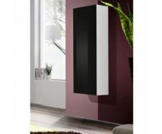 Paris prix - vitrine murale design 'fly i' 126cm noir & blanc - Vaisseliers