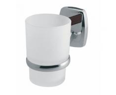 Poignée brosse dents verre trempé double - Accessoires salles de bain et WC