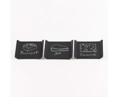 Table Passion - Assiette Fromage Zen 21X15.5 (Lot De 6) - platerie, service