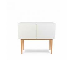 Buffet design 2 portes scandinave High Wood Zuiver - Couleur - Blanc - Buffets