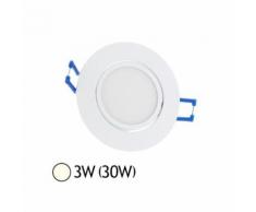 Spot LED 3W (30W) encastrable orientable Blanc jour 4000°K - Équipements électriques pour luminaire