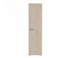 Armoire 1 porte battante - ETRA - L 55 x l 58 x H 210 - Armoire