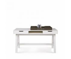 Bureau enfant en pin massif Nikki - Couleur - Blanc - Bureaux