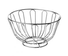 PREMIER HOUSEWARES CORBEILLE À FRUITS CHROME WIRE ARGENTÉ - platerie, service