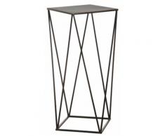 Sellette design en métal noir - Tables d'appoint