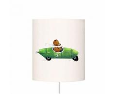 Abat-Jour Ours En Voiture Lilipouce Vert 35 cm - Suspensions et plafonniers