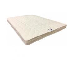 Matelas 130x190 Latex Naturel de densité 80 Kg/m3 et Mousse Poli Lattex Indéformable Tissu Strech très résistant - Hauteur 10 cm - Soutien Ferme - Orthopédique GOLD10 King of Dreams - Matelas