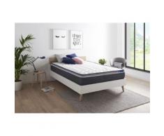 Actisom matelas 160x200 latex+mémoire de forme maxi épaisseur 7 zones de confort - Matelas