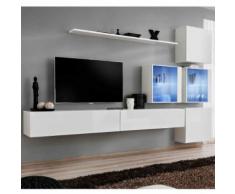 paris prix - meuble tv mural design 'switch xix' 310cm blancparis prix - meuble tv mural design 'switch xix' 310cm blanc - autres