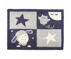 SAUTHON BABY DECO - Tapis de chambre bébé 130x90cm merlin - Décoration murale