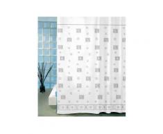 Frandis rideau douche textile zen gris - Soin du linge
