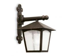 Leds C4 - Applique rustique extérieure Edipo L19 IP23 - Marron - Eclairage extérieur