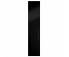 Porte battante noir brillant mao - Armoire