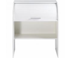 Bureau Enfant Blanc à Cylindre - Coloris - Blanc - Bureaux