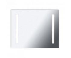 Leds C4 - Miroir rectangle lumineux salle de bain Reflex IP44 L80 cm - Miroir