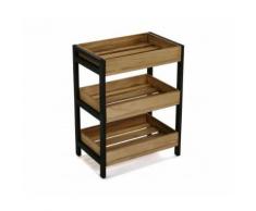 Petite Étagère de Rangement en Bois Cuisine ou Salle de Bain - Étagère