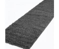 TRENDY Tapis de couloir Shaggy anthracite 80x300cm - Tapis et paillasson