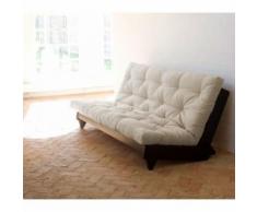 Banquette futon fresh en bois wengé 140x200 - Terre de Nuit - Sommiers