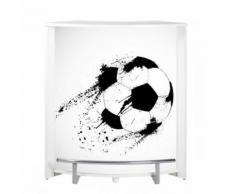Bar, Comptoir Blanc Ballons Football Ballon Foot Noir - Tables bar