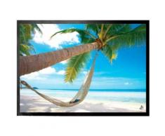 Plages Paillasson Essuie-Pieds - Plage De Rêves Avec Palmier Et Hamac (50x70 cm) - Tapis et paillasson