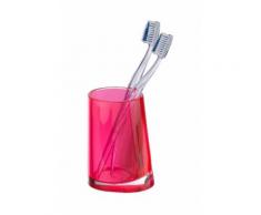 Wenko 20224100 Verre à Dents Paradise Rouge - Accessoires de bain