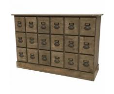 Meuble Enfilade Chiffonnier Semainier Commode à Tiroirs en Bois 120 cm - Buffets