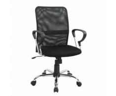Chaise de bureau pivotante Santi Noire - Sièges et fauteuils de bureau