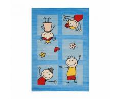 Tapis turquoise pour chambre de bébé mila - Tapis et paillasson
