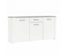 Paris Prix - Buffet Enfilade 3 Portes & 1 Tiroir henry 175cm Blanc - Buffets