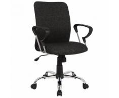 Chaise de bureau Yola pivotante Noire - Sièges et fauteuils de bureau