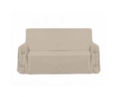 Housse de canapé en coton PANAMA beige - Textile séjour