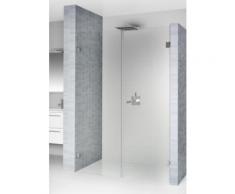 Porte de douche en niche droite universelle RIHO SCANDIC LIFT MISTRAL M102 100x200 cm en verre clair - Installations salles de bain