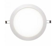 Plafonnier LED THOMSON « slim downlight » Ø240mm 18-20W 1500Lm Blanc chaud Dimmable - Suspensions et plafonniers