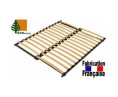 Direct Ameublement - Sommier extensible de 90 à 160 cm L180/185 - Cadre à lattes