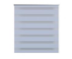vidaXL Store enrouleur tamisant 50 x 100 cm blanc - Fenêtres et volets