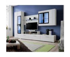 paris prix - meuble tv mural design 'krone' 270cm blancparis prix - meuble tv mural design 'krone' 270cm blanc - autres