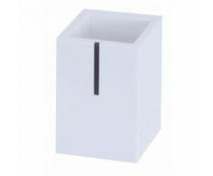 MSV 140357 Dubai Porte-Brosse à Dents Polyresin Blanc 30 x 20 x 15 cm - Accessoires de bain